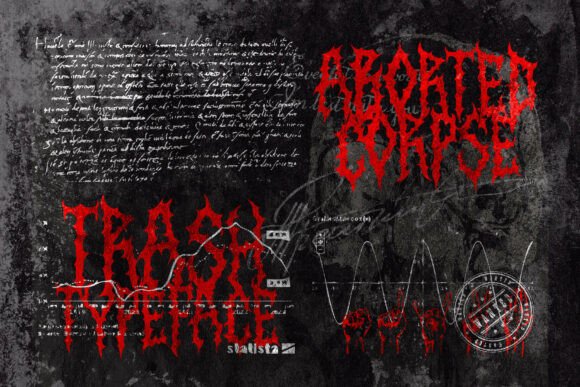 Aborted Corpse Metal: When Typography Becomes Sonic Warfare
