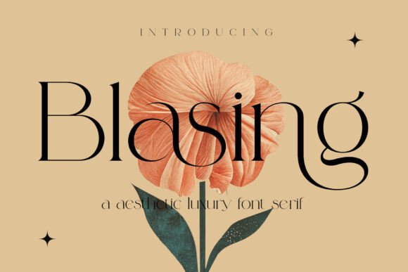 Blasing: Elegant Ligature Serif Font