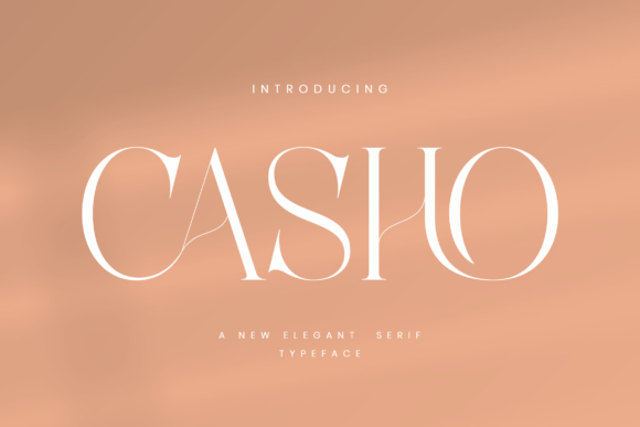 Casho: Elegant Serif Typography Redefined