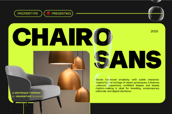 Chairo Sans: Where Elegance Meets Everyday Clarity