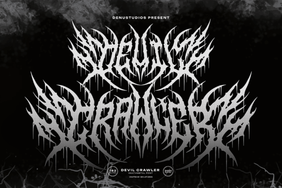Devil Crawler: Death Metal Font with Real Impact