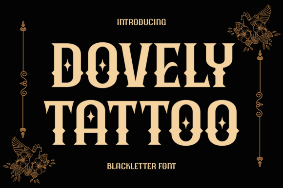 Dovely Tattoo: Where Bold Typography Meets Timeless Character