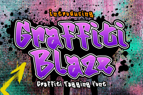 Graffitti Blaze: When Typography Becomes Urban Energy