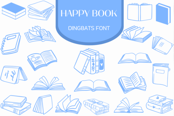 Happy Book: A Friendly Dingbats Font for Real Work