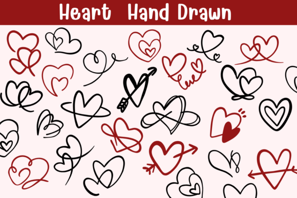 Heart Hand Drawn: Doodle-Real Love in Every Glyph