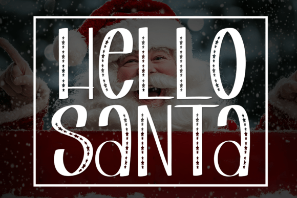 Hello Santa: A Font That Feels Like a Hug