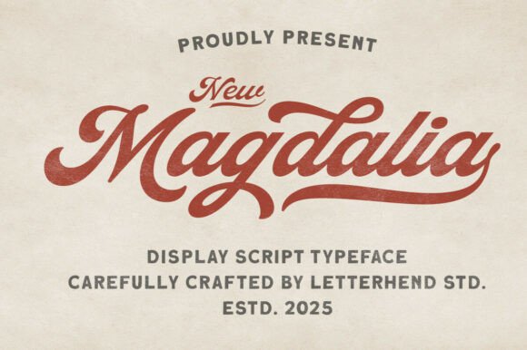 Magdalia Font: Where Vintage Charm Meets Modern Design Flexibility