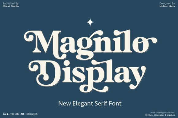 Magnilo Display: Elegance, Versatility, and Typographic Craft in One Serif Font