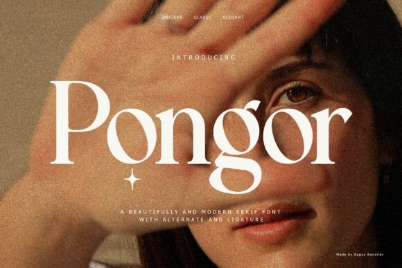 Pongor: Serif Retro Elegance, Reimagined
