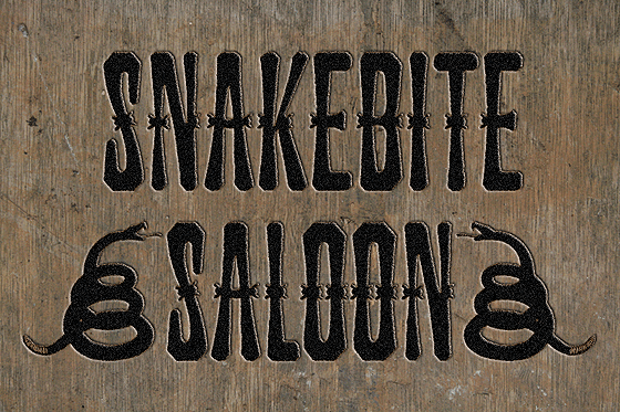Snakebite Saloon: The Bold, Unapologetic Western Font That Still Packs a Punch