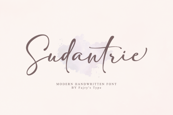 Sudantrie: The Timeless Handwritten Font That Bridges Craft and Clarity